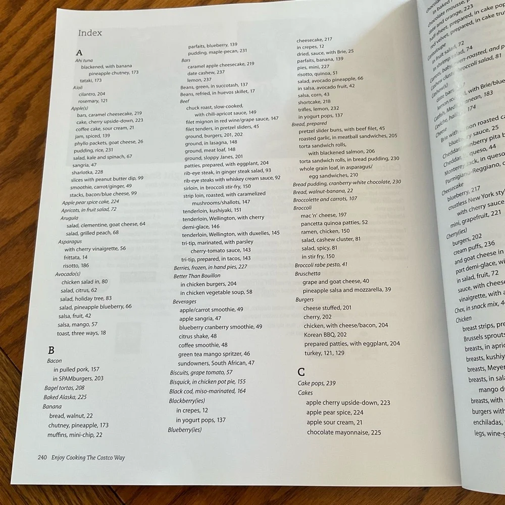 Enjoy Cooking The Costco Way Cookbook, 250 Pages